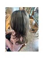 リンクスハート 桜井店(Link’s Heart)&nbsp;ミィディアムレイヤー/韓国風/ハイライト＃アディクシーカラー