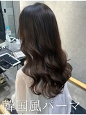 コテ巻き風パーマ /韓国風パーマ/デジタルパーマ/レイヤーカット