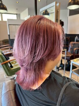 クロエ バイ ラヴィズム 新潟ビルボードプレイス2店(CLOE by LUVISM) マッシュウルフ＆ホワイトピンク