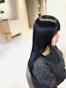 スーリール 鹿児島中央店(Sourire) ブルー艶髪