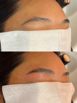 アオトソラ 眉毛パーマ+シートワックス