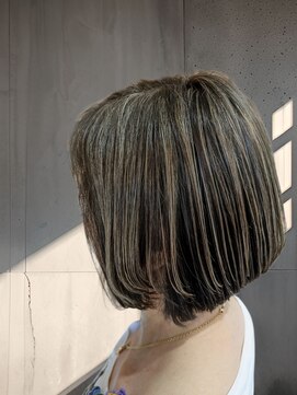 シーシードゥー(C'C DEUX) グラデーションボブ//50代/60代/70代【脱白髪染め】【ぼかし】