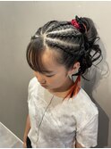 キッズダンスヘアアレンジ