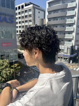 コードバイケンジ 戸塚(CODE by KENJE) 【大人気】シャドウ×ツイストスパイラルパーマ