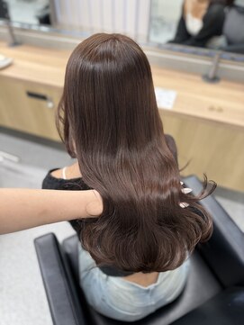 ペレ 渋谷(PELE) ミディアムヘア/暗めカラー/グランマッシュ/渋谷