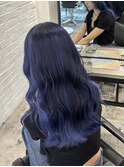 《インナーカラー》 Light blue × Navy