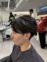 ビカムメンズヘアー 栄店(become men's hair)&nbsp;毛流れフェザーパーマ/ニュアンスパーマ/名古屋栄メンズパーマ