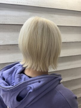 ペスカ 仙台駅前店(pesca) ホワイト×外ハネボブ