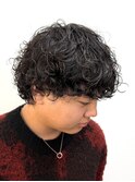 MEN’S HAIR/波巻ツイストスパイラル/フェザーパーマ/北堀江O