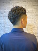 グレイスフルバーバー 赤坂見附店&nbsp;ナチュラルフェードxロッドパーマスタイル