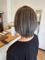 ヘアーコンセプト(HAIR CONCEPT)&nbsp;シルバーグレー×ボブ