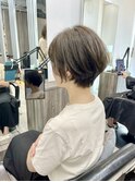 骨格補正で横顔美人に。大人の丸みショートボブ