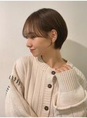 コンパクトショート丸みショート耳かけショート小顔ショート