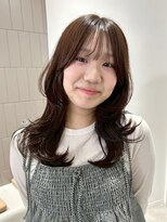 マッシュ 天王寺あべの(MASHU) たっぷりのレイヤーと艶カラーで韓国風に♪【天王寺/あべの】