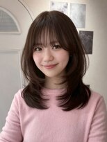 エトワ 中央店(etoi)&nbsp;大分ミディアムボブレイヤー軽め韓国レイヤーくびれスタイル