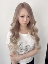 ヘアーデザインルアナ(Hair design Luana.) 【シールエクステ】ホワイトベージュ ハイライト