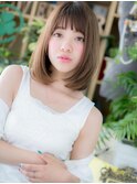 *+COVER HAIR+*…あどけな顔♪小顔シルキーストレートa
