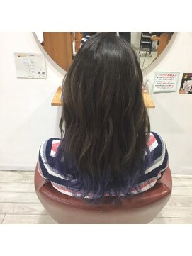 ビードロ 吉祥寺店(vi dro) 【お客様スタイル】オーキッドブルー×グラデーション