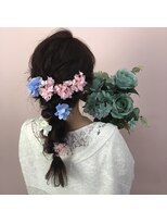 アーチフォーヘア 心斎橋店(a-rch for hair)&nbsp;編みおろしアレンジ