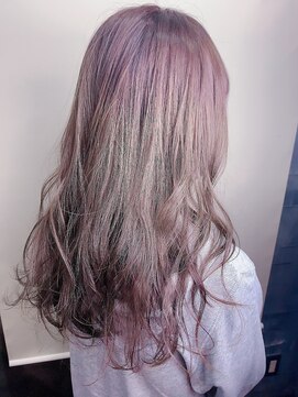 ヘアサロンエム 大宮東口(HAIR SALON M) デザインカラー/厚めバング/ローライト/スリークボブ