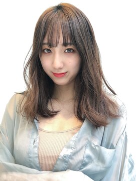 アイティー バイ アルバム 中野店(IT by ALBUM) ゆるウェーブ_クールショートピンクベージュボブルフ_28038