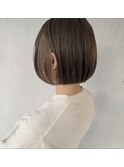 ボブ×インナーベージュ