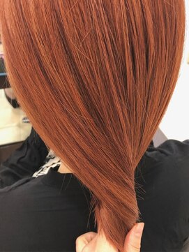 ファブ 千葉店(FaB) オレンジカラー/ハイトーンカラー/韓国風カット[千葉駅]