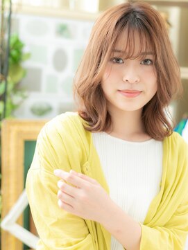 カバーヘア ブリス 戸田公園西口店(COVER HAIR bliss) 外国人風外ハネカール小顔ボブウルフa戸田公園20代30代40代