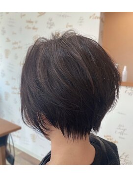 ヘアブロス(hair BROS) くびれショートにイルミナカラー