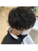 メンズスパイラルパーマ