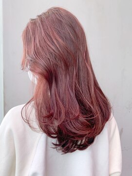 アルバム 渋谷パルコ(ALBUM) カシスロング_チェリーブラウンフェミニンロング_ba380941