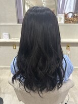 アンド ラ ブランシュ(&.La Blanche)&nbsp;ミディアムヘア/斜めバング/グレージュカラー/シルキーベージュ