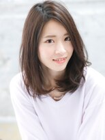 ガーディナ(Gardina)&nbsp;かき上げミディ　アッシュブラウン　暗髪　30代40代
