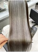 カーキベージュ髪質改善トリートメント
