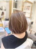 透明感ナチュラルボブ