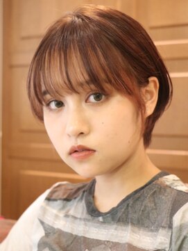 グラニュー(granew) 20代30代40代大人かわいいショートボブピンクベージュ