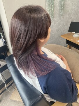 マーレ(MARLE./) パープルインナーカラー