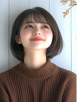 フレア 心 武庫之荘(flare)&nbsp;★前髪イメチェンこなれミディレイヤーボブウルフネビージュ小顔