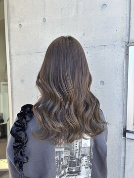 アチーブ ヘア デザイン(achieve hair design) グレージュカラー透明感カラー艶感10代20代30代大人可愛い
