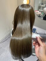 レリーアンテ 大阪梅田(Rely ante) 艶髪、オリーブカラー、ロング