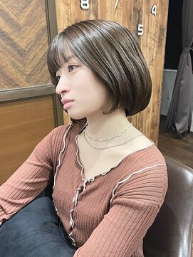 カラープロデュースバイアルバ(color produce byALBA) サラツヤボブスタイル