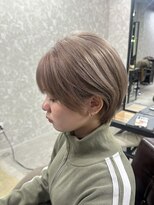 ゴーグッド(GO GOOD.)&nbsp;ショート×ミルクティーカラー