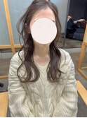◯オリーブベージュ ×  ロングウエーブ