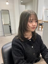 アイエヌジードット(INg.)&nbsp;【髪質改善カラーエステ×ケアブリーチ】オリーブグレージュ