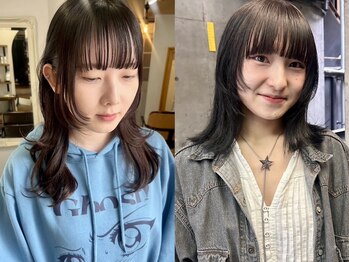 ラビリンス(Labyrinth)の写真/《似合わせの8割は顔周りのカットで決まる!!》パーマとあわせても可愛い♪レイヤーカットが得意なsalon*