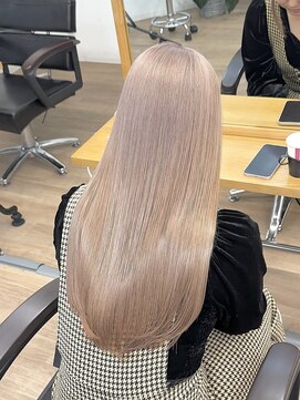 ニコ トウキョウ 渋谷(nico TOKYO) ミルクティーベージュダブルカラーケアブリーチハイトーン