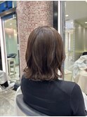 ボブパーマ/コテ巻き風パーマ/プードルパーマ/ベージュカラー