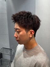 ガオプロデュースバイレボ(gao produced by revo)&nbsp;スパイキーショート/茶髪カラー/刈り上げ/短髪