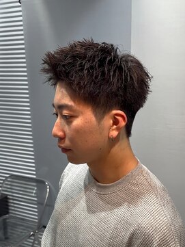 ガオプロデュースバイレボ(gao produced by revo) スパイキーショート/茶髪カラー/刈り上げ/短髪