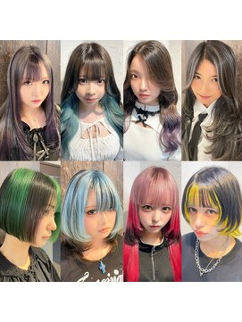 アジールヘア 池袋東口店(agir hair) ☆デザインカラー/個性派/ホワイトカラー/ブリーチ/池袋東口